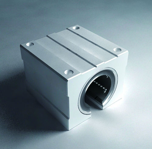 Soporte con rodamiento lineal - SBR - IDEAL BEARING INC. - abierto / de rodamiento lineal / de aluminio