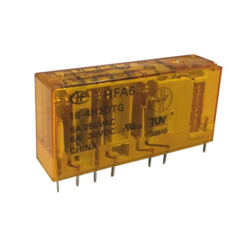 Relé electromecánico con contactos guiados - HFA6 - Xiamen Hongfa Electroacoustic Co.,Ltd. - 24 Vcc / 12 Vcc / 48 V CC