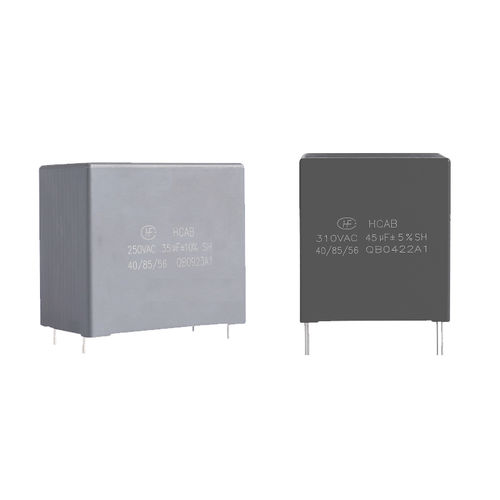 Condensador eléctrico de película de polipropileno - HCAB series - Xiamen Hongfa Electroacoustic Co.,Ltd. - SMD / de filtrado / AC