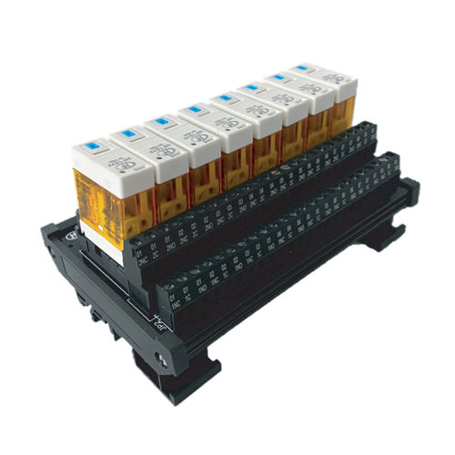 Módulo de relé de conmutación - HFGD7-5 series - Xiamen Hongfa Electroacoustic Co.,Ltd. - para montaje sobre riel DIN