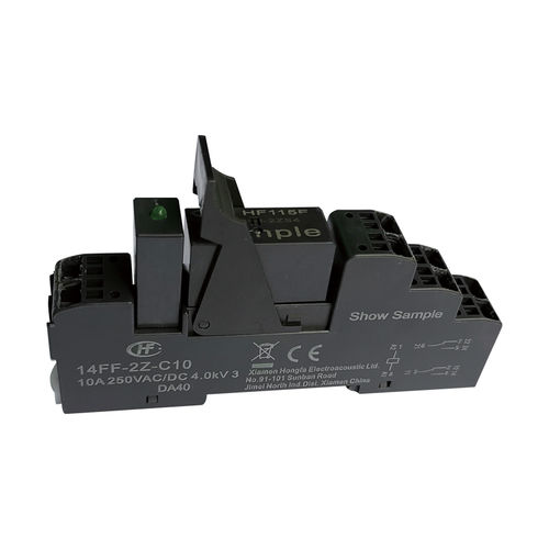 Ficha para relé electromecánica - 14FF-2Z-C10 - Xiamen Hongfa Electroacoustic Co.,Ltd.
