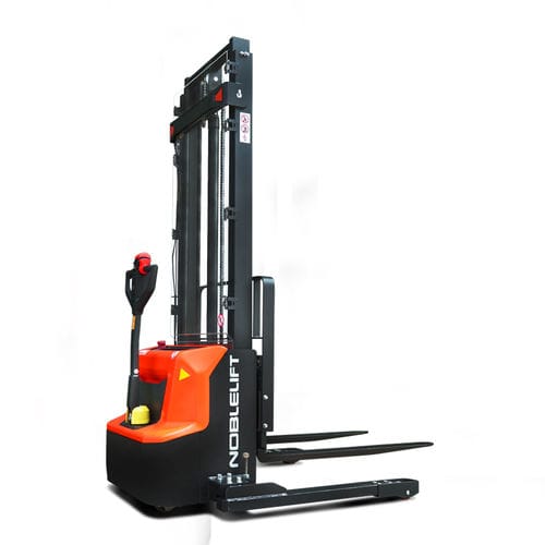 Apiladora alimentada por batería - PSE12 series - Noblelift Intelligent Equipment Co., Ltd. - con operador a pie / 24 V / 12 V