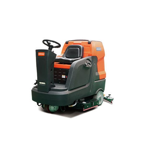 Fregadora con operador a bordo - NR series - Noblelift Intelligent Equipment Co., Ltd. - alimentada por batería / compacta