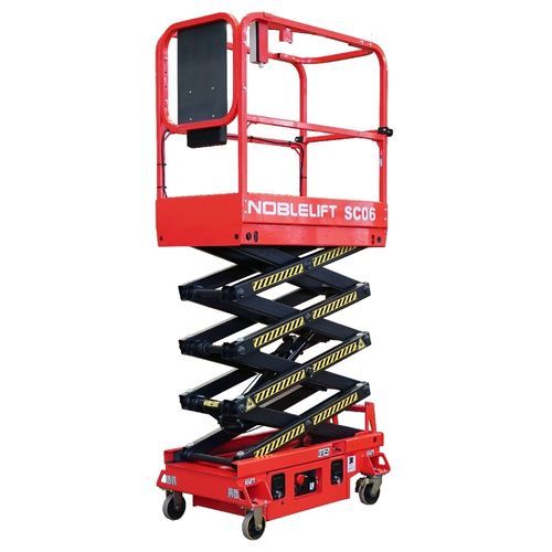 Plataforma elevadora de tijera móvil - SC0 series - Noblelift Intelligent Equipment Co., Ltd. - eléctrica / para uso en interiores y exteriores / compacta