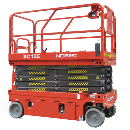Plataforma elevadora de tijera móvil - SC1 series - Noblelift Intelligent Equipment Co., Ltd. - eléctrica / hidráulica / para uso en interiores y exteriores