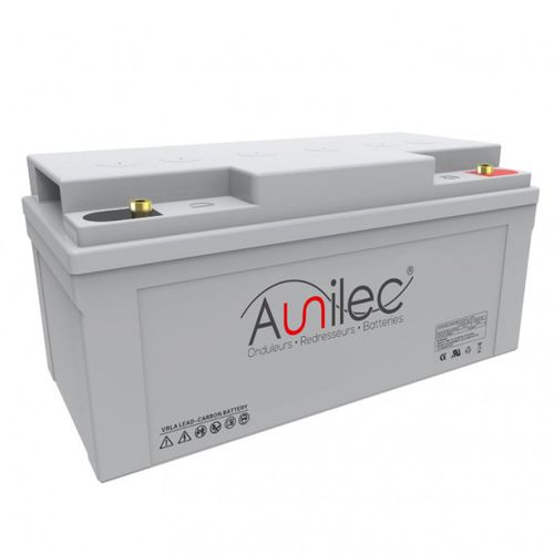 Batería plomo-carbono - 12ET series - AUNILEC - bloque / 12 V / de ciclo profundo