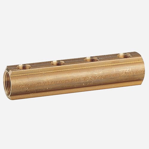 Manifold multivía - R551 series - Giacomini - de latón / rosca hembra