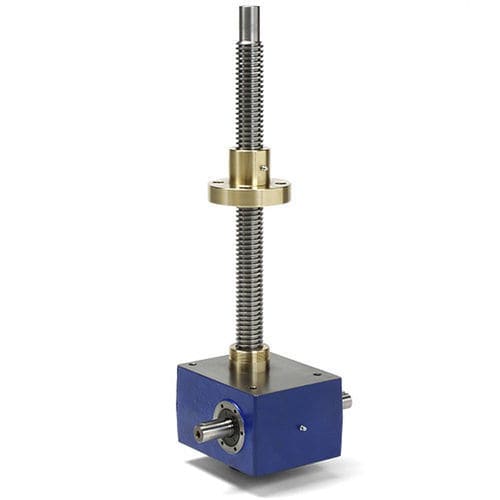 Gato de husillo tornillo giratorio - SJ Mod.B Series - SERVOMECH - de husillo de rosca trapecial / de acero inoxidable / compacto