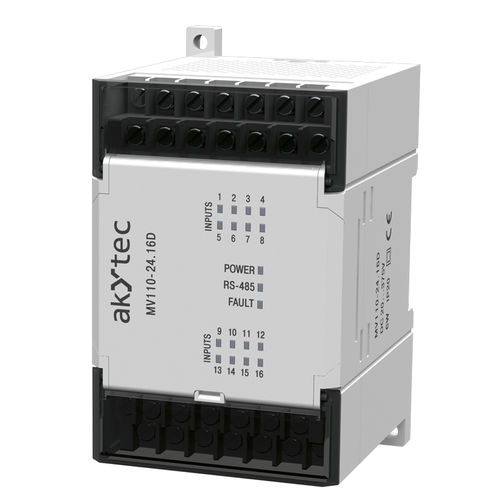 Módulo de entrada digital - MV110-24.16DN - akYtec GmbH - Modbus RTU / RS485 / 16 entradas digitales