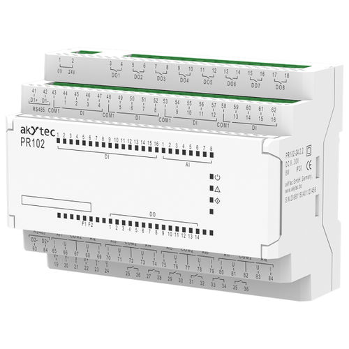 Autómata programable mini - PR102 - akYtec GmbH - en riel DIN / con 16 E / de 8 E