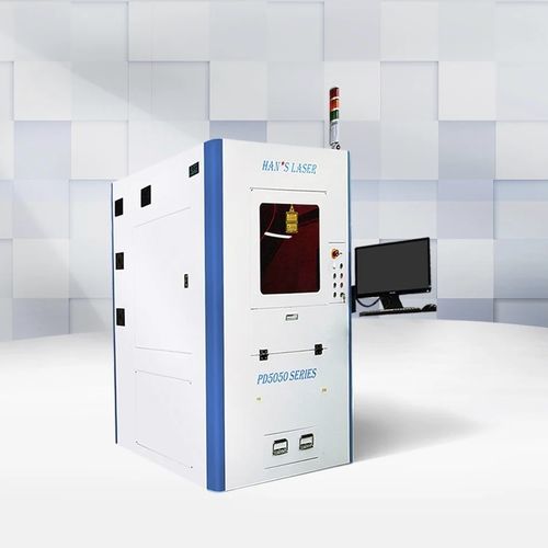 Máquina de corte láser de fibra - PD5050-HLR-150 - Han's Laser Technology Co., Ltd - para aluminio / para acero inoxidable / para acero al carbono
