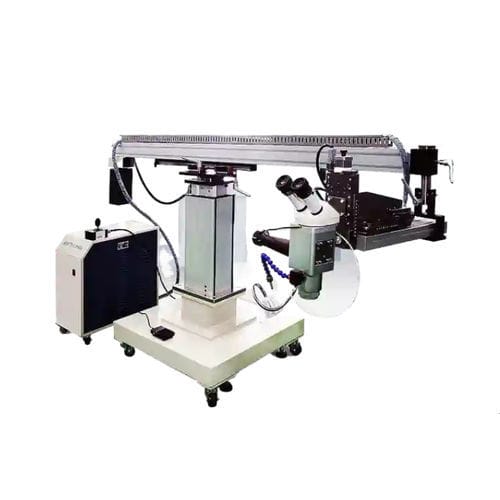 Máquina de soldar láser Nd-YAG - MOLD 302 - Han's Laser Technology Co., Ltd - semiautomática / con ruedas / para la reparación de moldes y matrices