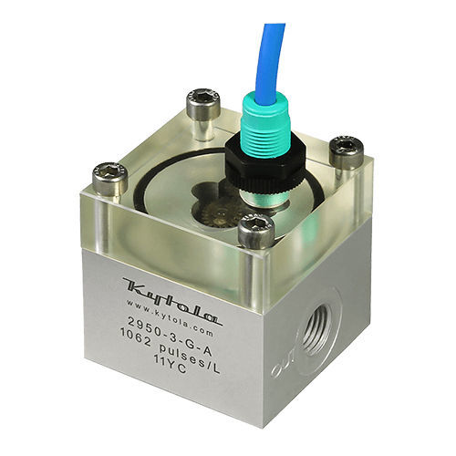 Caudalímetro de piñones ovalados - 2950 series - Kytola Instruments Oy - volumétrico / para aceite / de aluminio