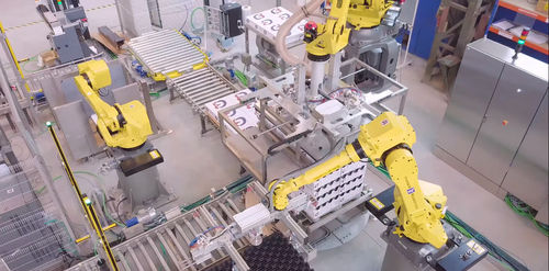 Despaletizador robotizado - Inser Robótica S.A - de latas de conservas / para latas vacías / para botellas PET