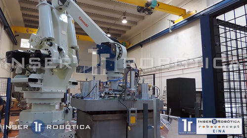 Paletizador robotizado - Inser Robótica S.A - para latas llenas / compacto
