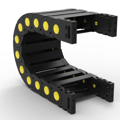 Cadena portacables parcialmente cerrada - 355A - Brevetti Stendalto - de nailon / con separadores / autoportante