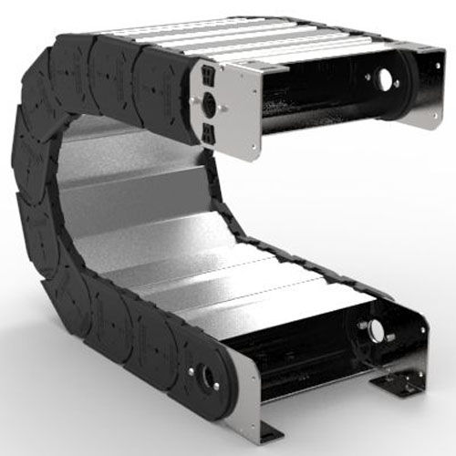 Cadena portacables abrible - H110PC - Brevetti Stendalto - de nailon / modulable / con separadores