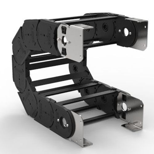 Cadena portacables abrible - H110SC - Brevetti Stendalto - de nailon / con separadores / modulable