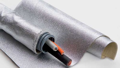 Funda de protección térmica - Brevetti Stendalto - plana / para cables eléctricos / con cierre de cremallera