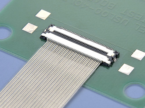 Conector de datos - USL series - KEL CORPORATION - tarjetas-cables / coaxial / para cable flexible plano