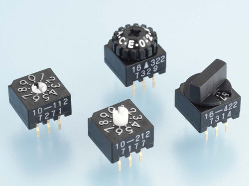 Interruptor rotativo - KDS series - KEL CORPORATION - DIP / multipolar / de codificación