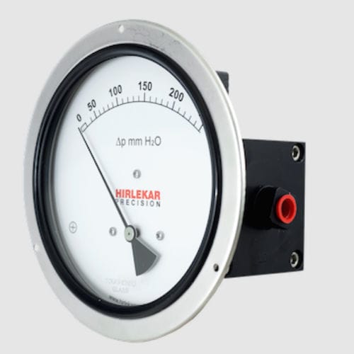 Manómetro diferencial - 400 DGC - Hirlekar Precision Instruments, Pune - de esfera / con brida / NPT 1/4