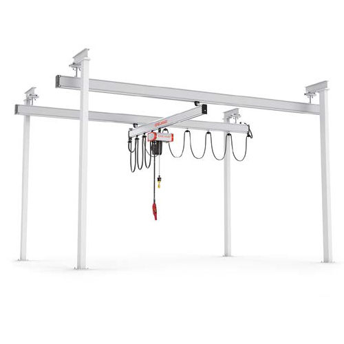 Puente grúa de aluminio - KBK  - Konecranes - monorriel / para brazo mecánico / con sistemas de elevación ligera
