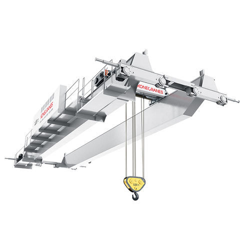 Puente grúa de riel doble - SMARTON® - Konecranes - de altura perdida / con cabrestante abierto / para uso intensivo