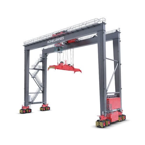 Pórtico con neumáticos - RTG - Konecranes - para contenedores / de riel doble / para grandes cargas