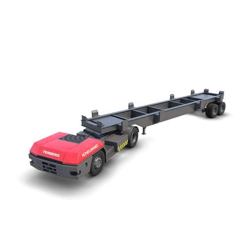 Tractor automatizado - A-TT - Konecranes - eléctrico / sobre ruedas / portuario