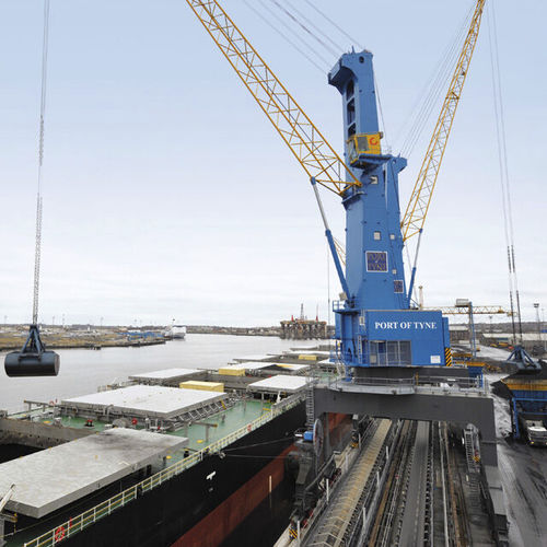 Semipórtico en riel - Konecranes - para contenedores