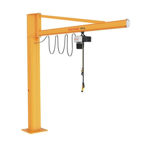 Grúa pluma de columna - Konecranes - de pared / 300° / 270°
