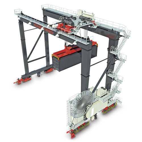 Pórtico en riel - ARMG - Konecranes - para contenedores / de acero / automatizado