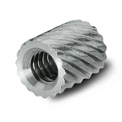 Inserto roscado - 3005F5-6AL - Yardley Products - a presión / moleteado / de aluminio