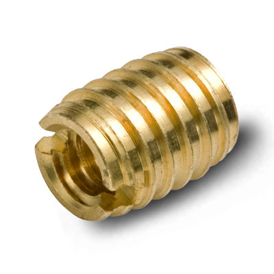Inserto roscado - 1024JLS19-24BR - Yardley Products - de latón / redondo / para plástico