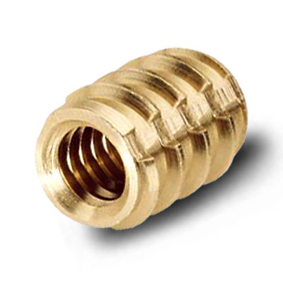 Inserto roscado - 10015L36-60BR - Yardley Products - autorroscable / de latón / redondo