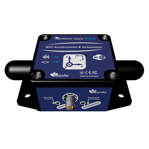 Acelerómetro sin cable - BeanDevice® WILOW X-INC - BeanAir GmbH - vibratorio / resistente al agua / IP67