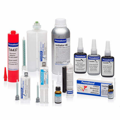 Cola acrílica - TA4204 series  - Permabond - para metal / monocomponente / industrial