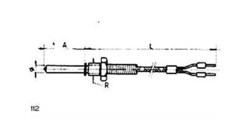 Sonda de temperatura RTD - 112 - MESEL S.L - Pt100 / Pt1000 / termopar tipo J