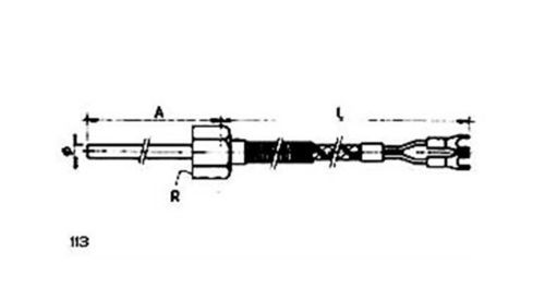 Sonda de temperatura RTD - 113 - MESEL S.L - de silicio / Pt100 / Pt1000