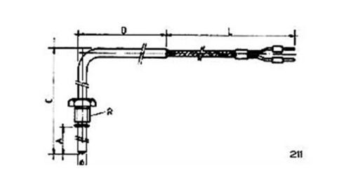 Sonda de temperatura de silicio - 211 - MESEL S.L - Pt100 / Pt1000 / termopar tipo J