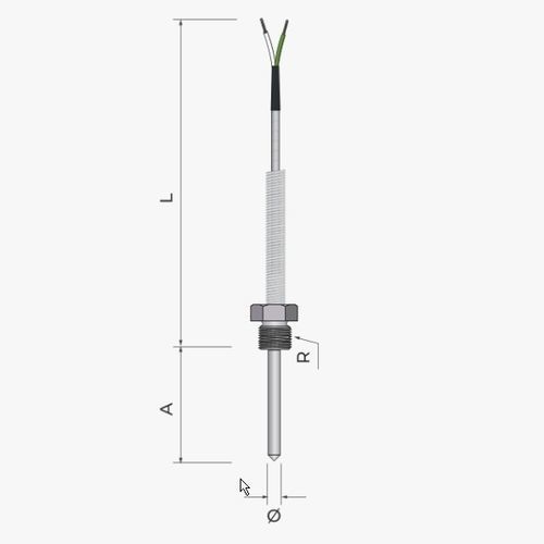 Sonda de temperatura RTD - 111 - MESEL S.L - Pt100 / Pt1000 / termopar tipo J