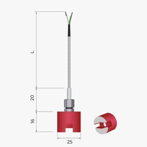 Sonda de temperatura Pt100 - 314 - MESEL S.L - Pt1000 / termopar tipo J / termopar tipo K
