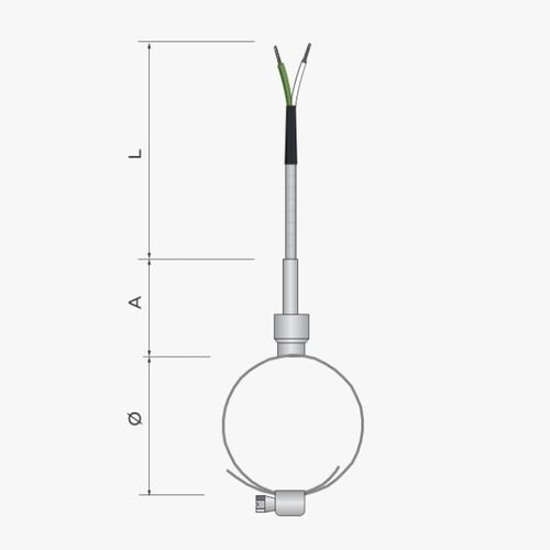 Sonda de temperatura Pt100 - 325 - MESEL S.L - Pt1000 / termopar tipo J / termopar tipo K
