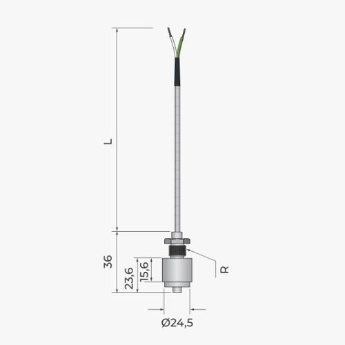 Sonda de temperatura RTD - MODELO 326 - MESEL S.L - de silicio / Pt100 / Pt1000