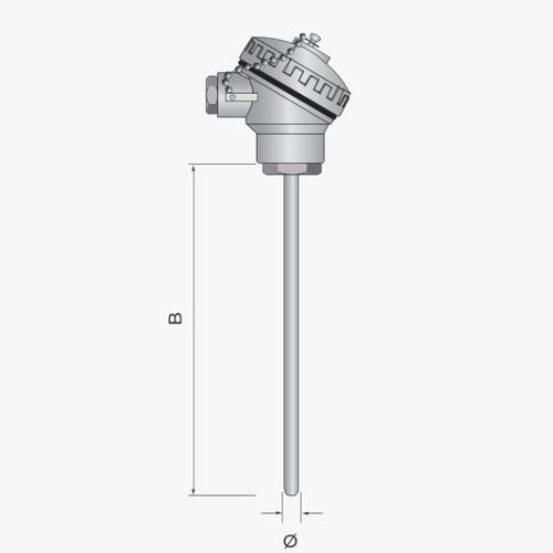 Sonda de temperatura Pt100 - MODELO 521 - MESEL S.L - Pt1000 / termopar tipo J / termopar tipo K