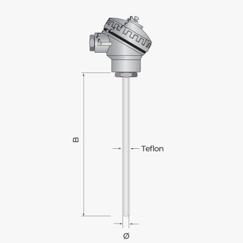 Sonda de temperatura Pt100 - 524 - MESEL S.L - Pt1000 / termopar tipo J / termopar tipo K