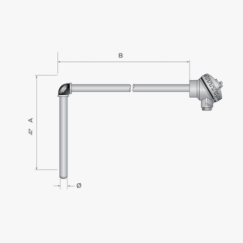 Sonda de temperatura Pt100 - 621 - MESEL S.L - Pt1000 / termopar tipo J / termopar tipo K