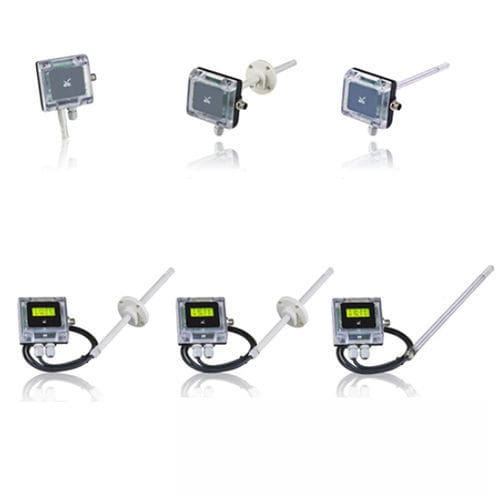 Sensor de temperatura y de humedad relativa - TH 80X - MESEL S.L - de pared / instalado en conducto / 4-20 mA