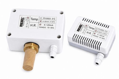 Sonda de temperatura y de humedad relativa - STA - MESEL S.L - de pared / analógica / 4-20 mA